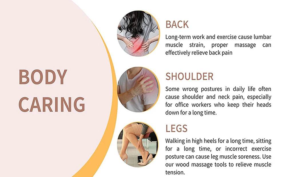 Wooden Bendable Manual Massage Roller Therapy Tool - Sleep Galleria