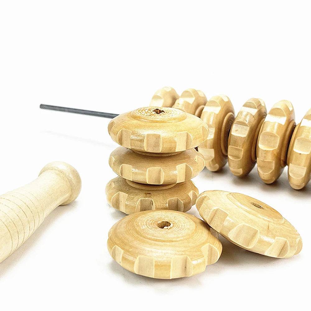 Wooden Bendable Manual Massage Roller Therapy Tool - Sleep Galleria