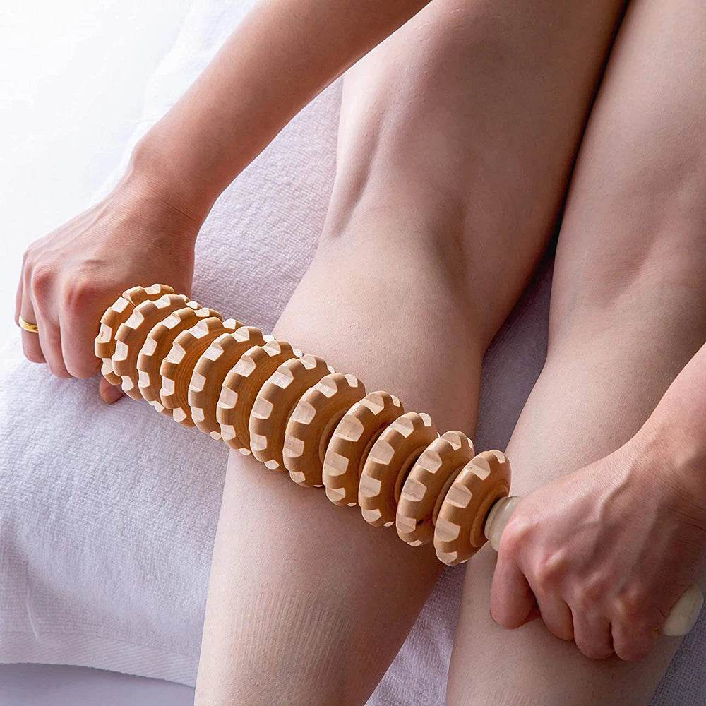 Wooden Bendable Manual Massage Roller Therapy Tool - Sleep Galleria