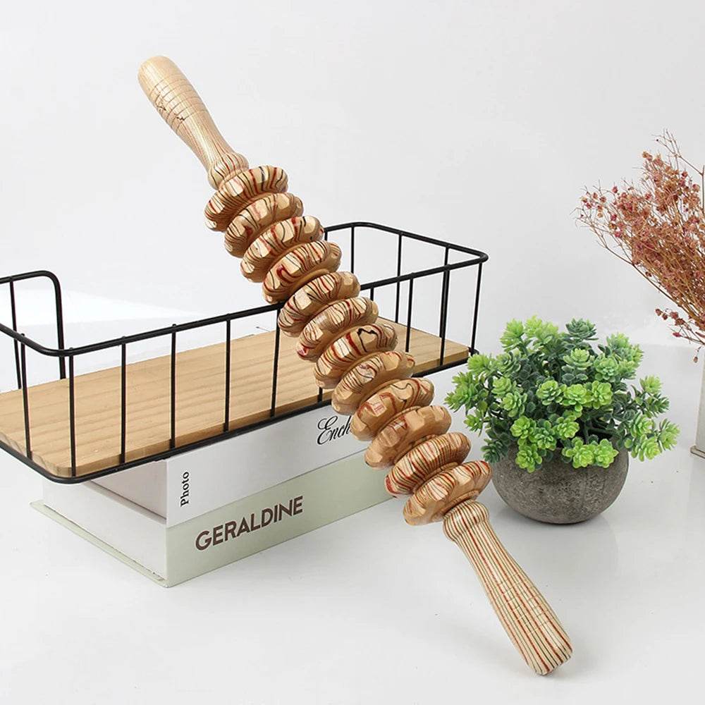 Wooden Bendable Manual Massage Roller Therapy Tool - Sleep Galleria