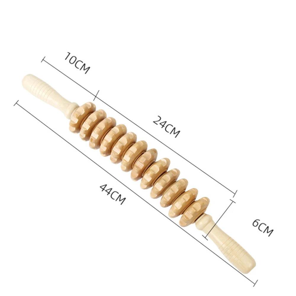 Wooden Bendable Manual Massage Roller Therapy Tool - Sleep Galleria