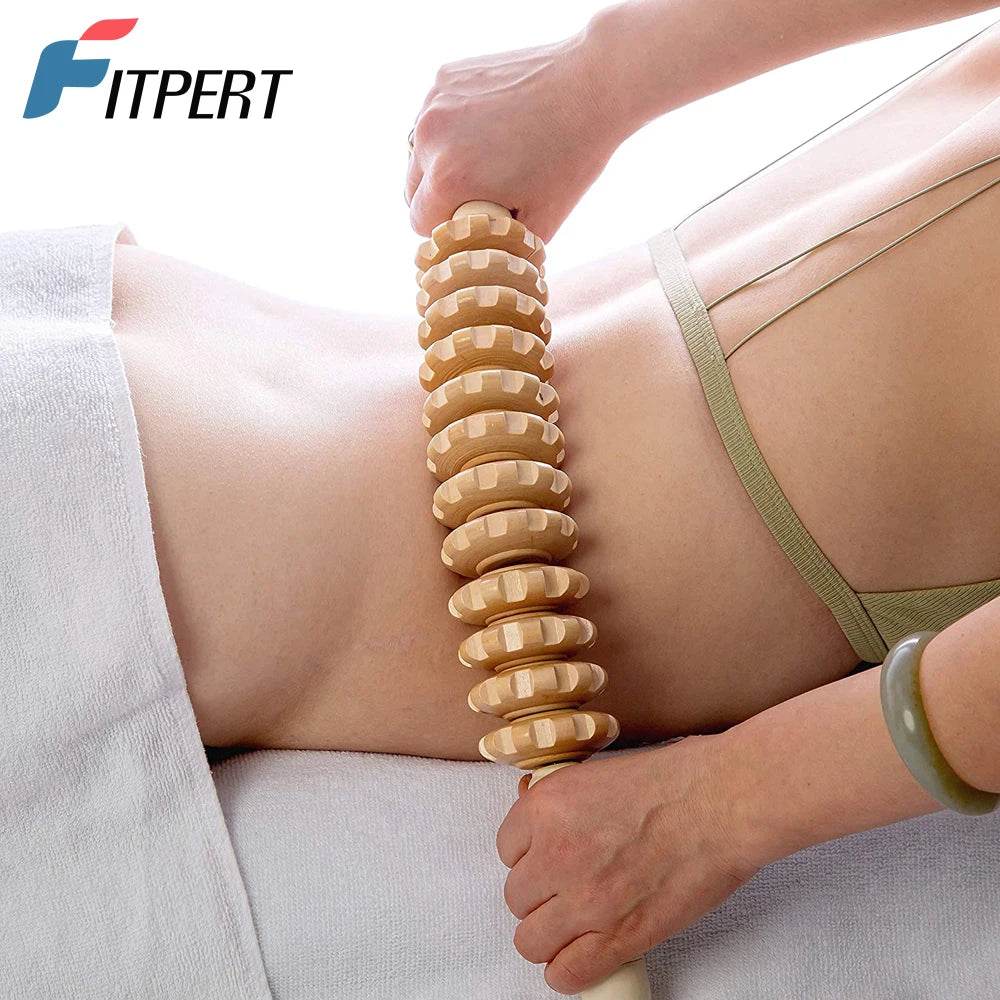 Wooden Bendable Manual Massage Roller Therapy Tool - Sleep Galleria