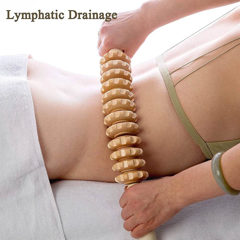 Wooden Bendable Manual Massage Roller Therapy Tool - Sleep Galleria