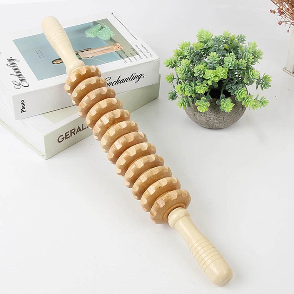 Wooden Bendable Manual Massage Roller Therapy Tool - Sleep Galleria