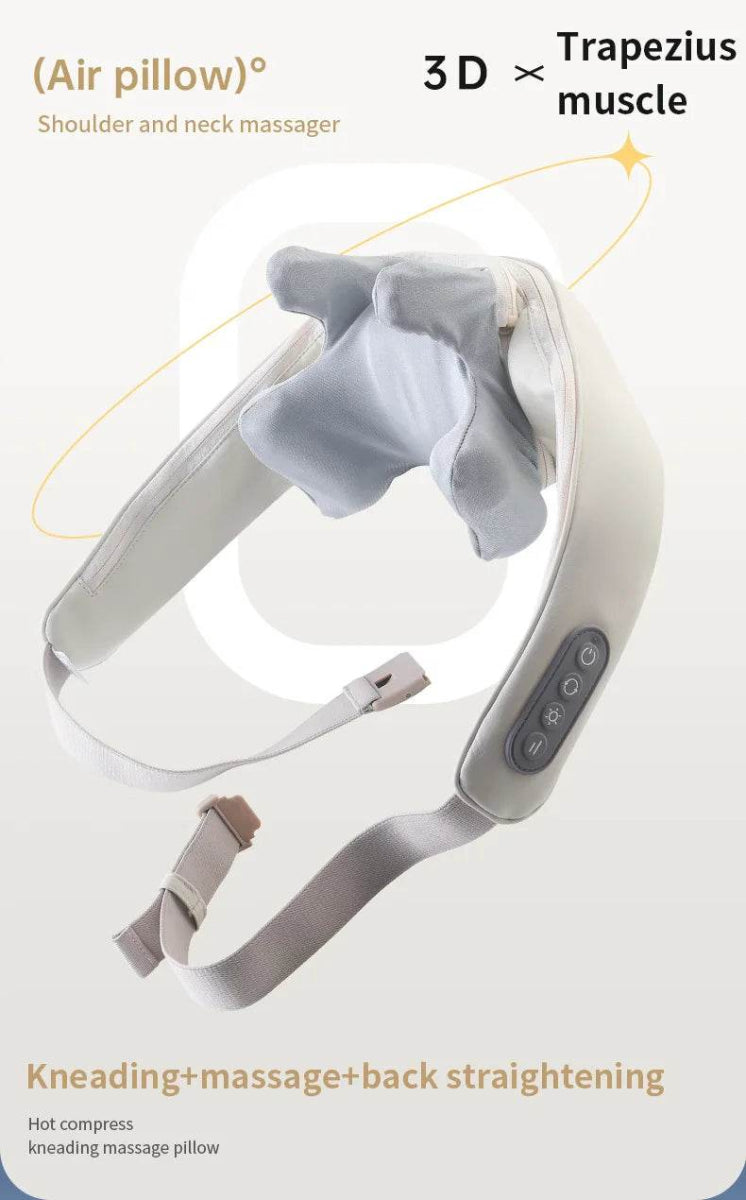 26W Brushless Motor Shoulder And Neck Massager Shawl - Sleep Galleria