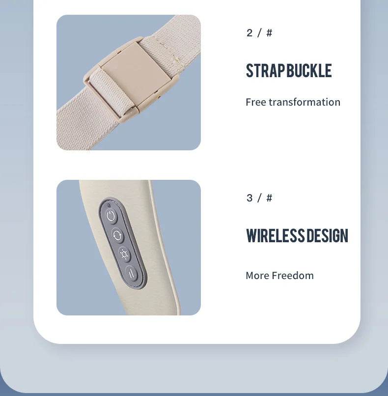 26W Brushless Motor Shoulder And Neck Massager Shawl - Sleep Galleria