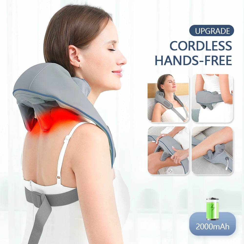 Powerful 26W Neck Shoulder Back Massager - Sleep Galleria
