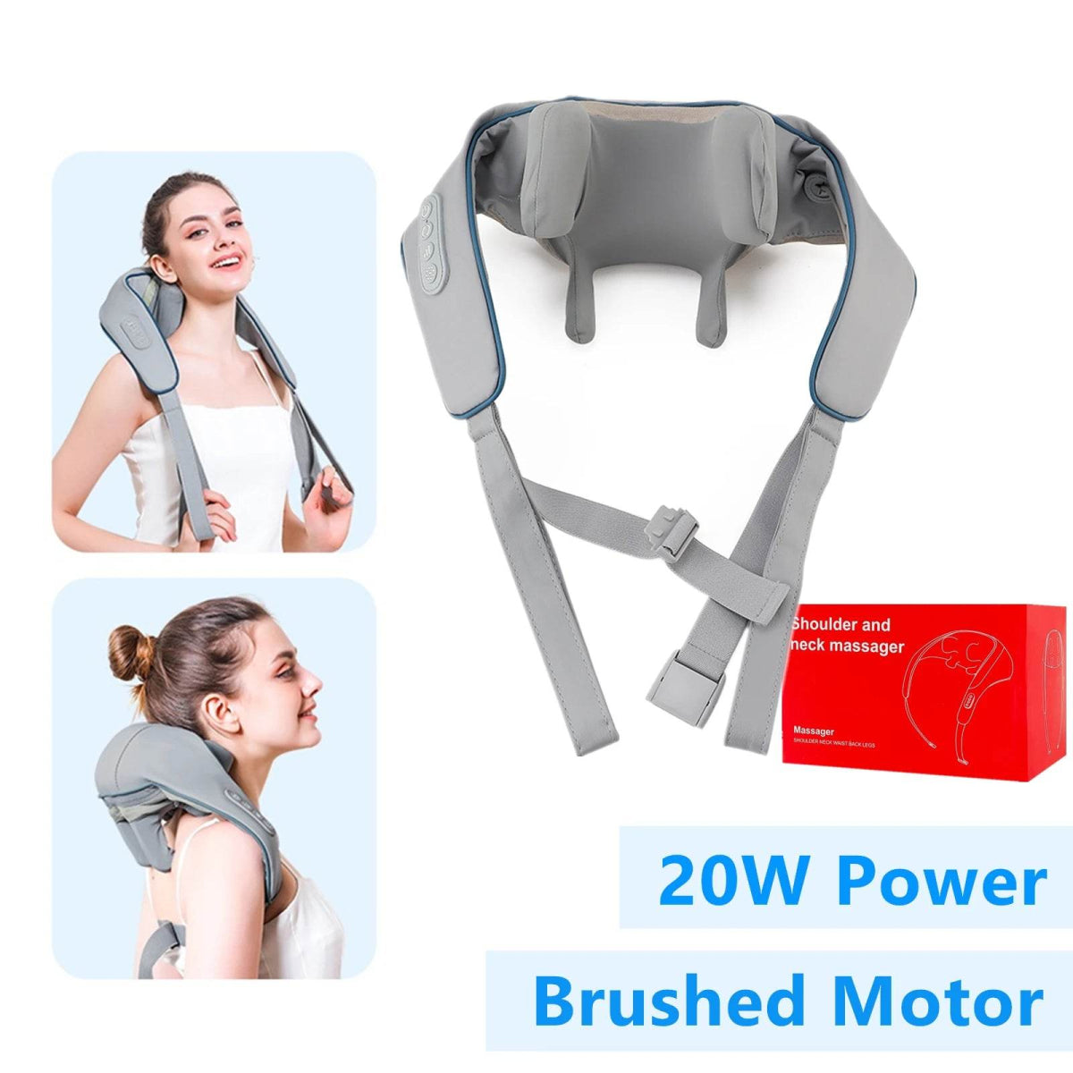 Powerful 26W Neck Shoulder Back Massager - Sleep Galleria