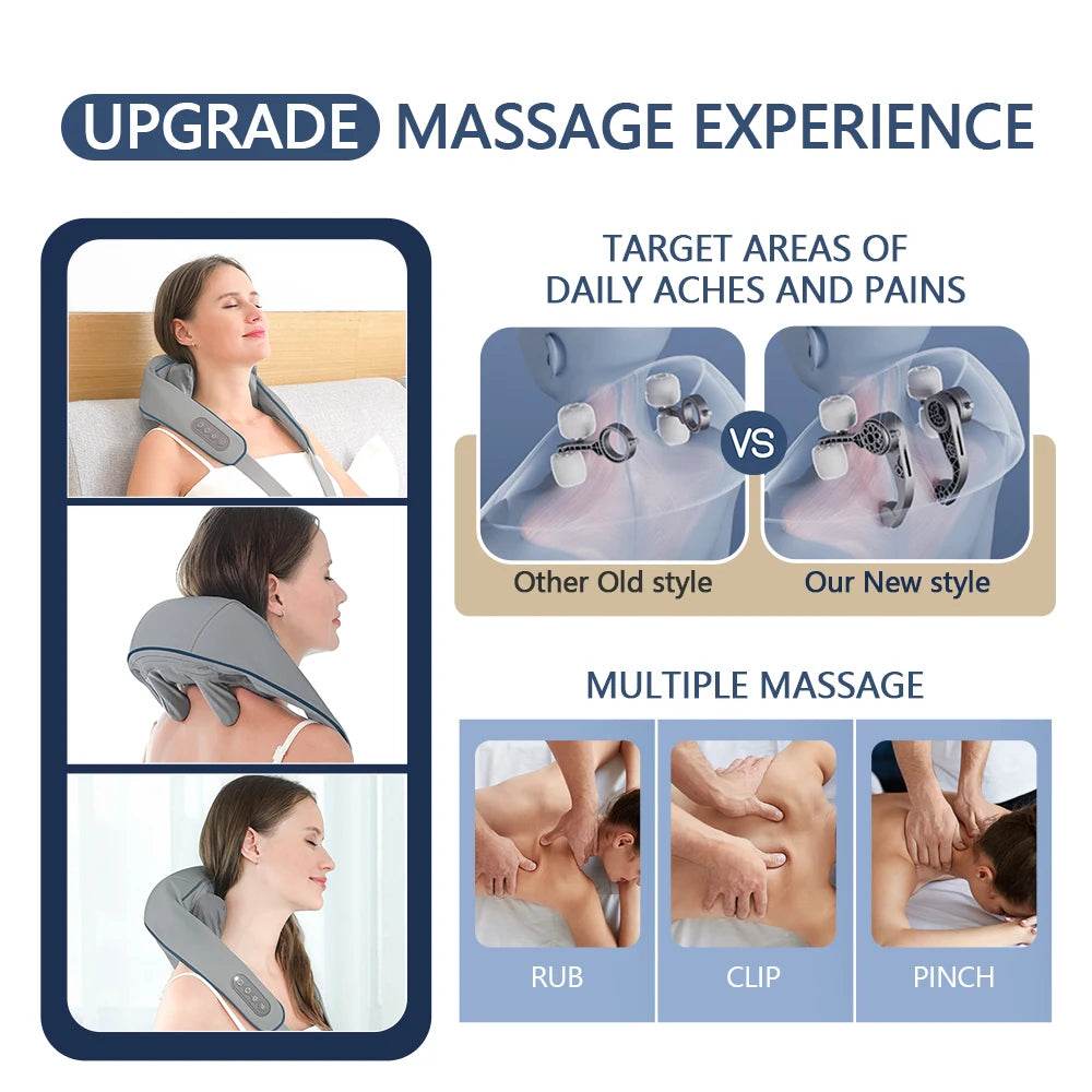 Powerful 26W Neck Shoulder Back Massager - Sleep Galleria