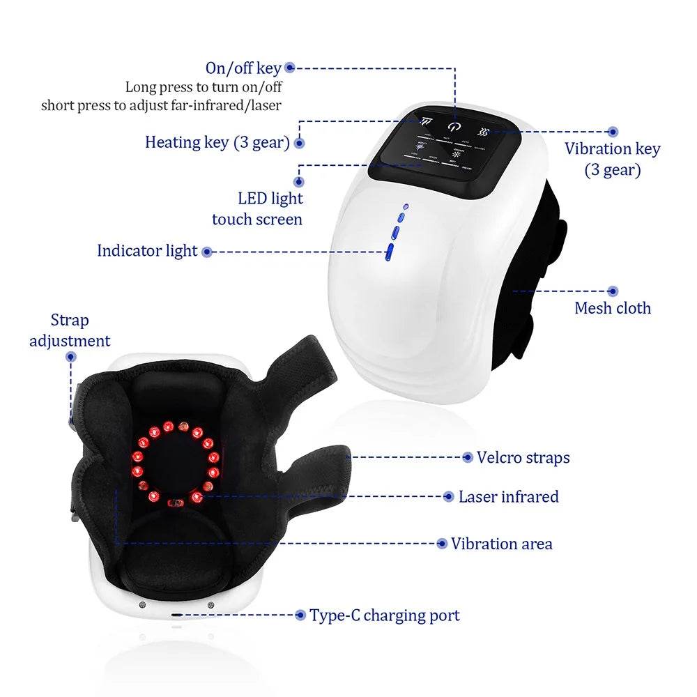 Smart Electric Knee Massager With Air Pressure Therapy - Omega Lifestyles