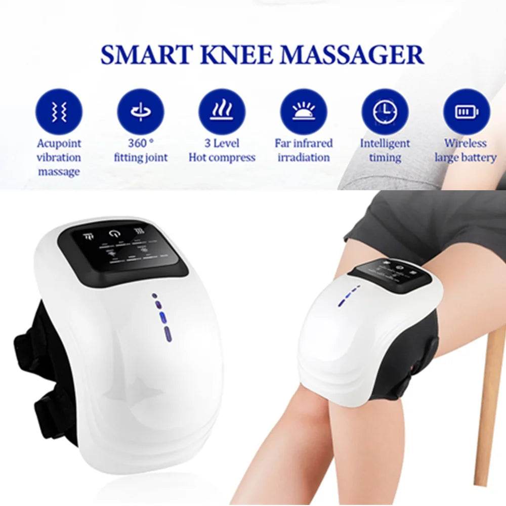 Smart Electric Knee Massager With Air Pressure Therapy - Omega Lifestyles