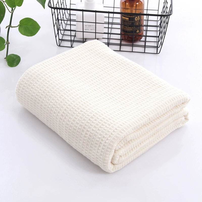 Pure Cotton Minimalist Towel Blanket - Sleep Galleria