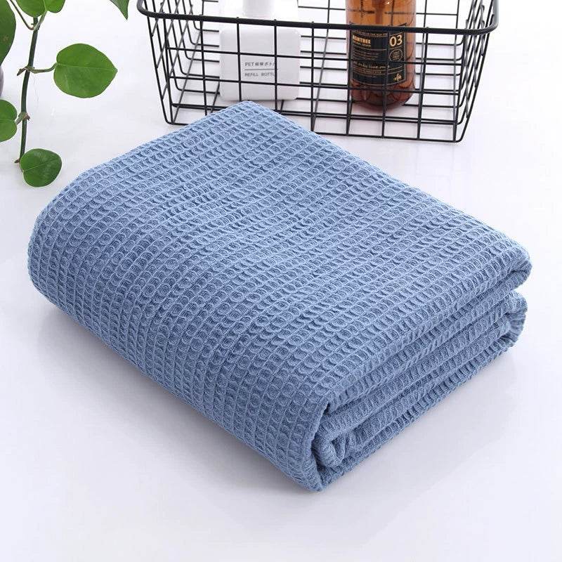 Pure Cotton Minimalist Towel Blanket - Sleep Galleria