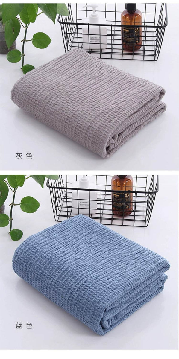 Pure Cotton Minimalist Towel Blanket - Sleep Galleria