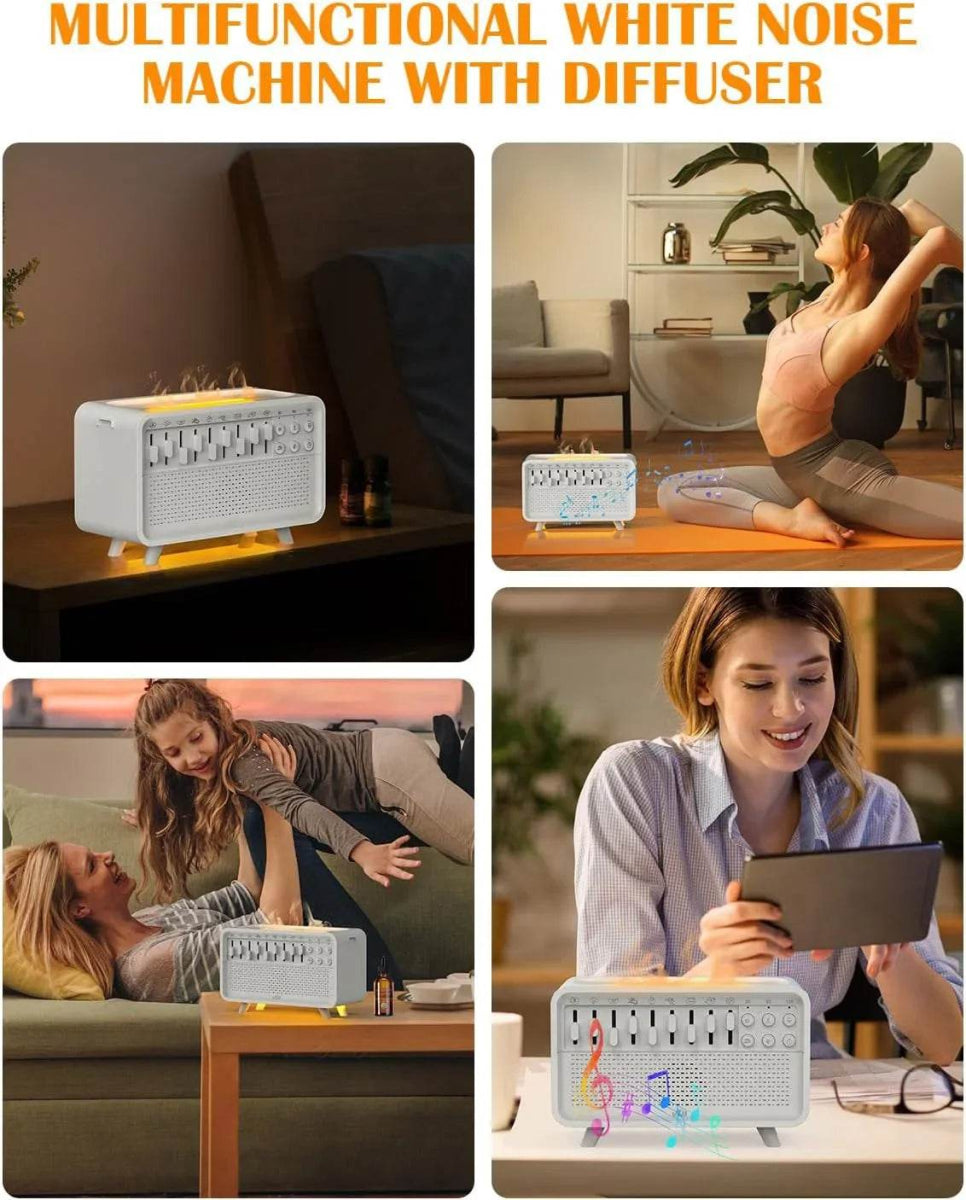 4 in 1 Bluetooth Speaker White Noise Sleep Aid Humidifier - Sleep Galleria