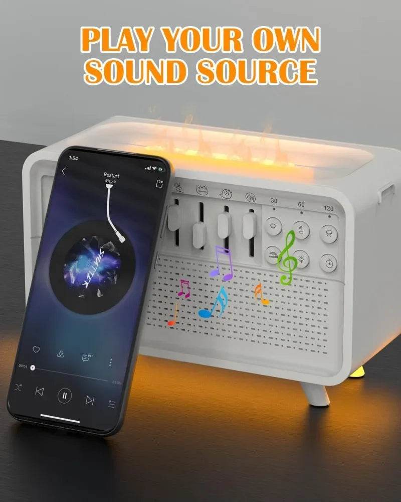 4 in 1 Bluetooth Speaker White Noise Sleep Aid Humidifier - Sleep Galleria