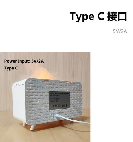 4 in 1 Bluetooth Speaker White Noise Sleep Aid Humidifier - Sleep Galleria