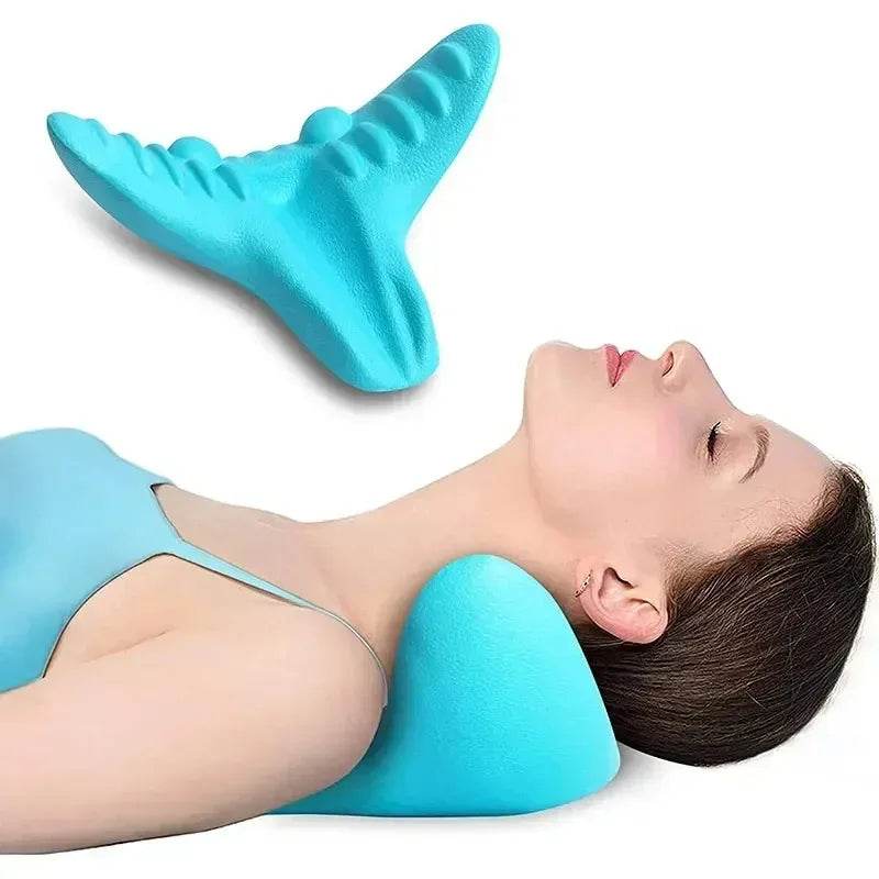 Ergonomic Cervical Traction Neck Pillow for Pain Relief - Omega Lifestyles