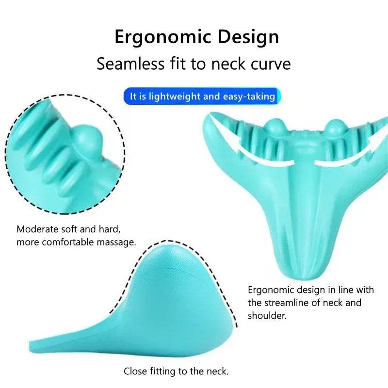 Ergonomic Cervical Traction Neck Pillow for Pain Relief - Omega Lifestyles