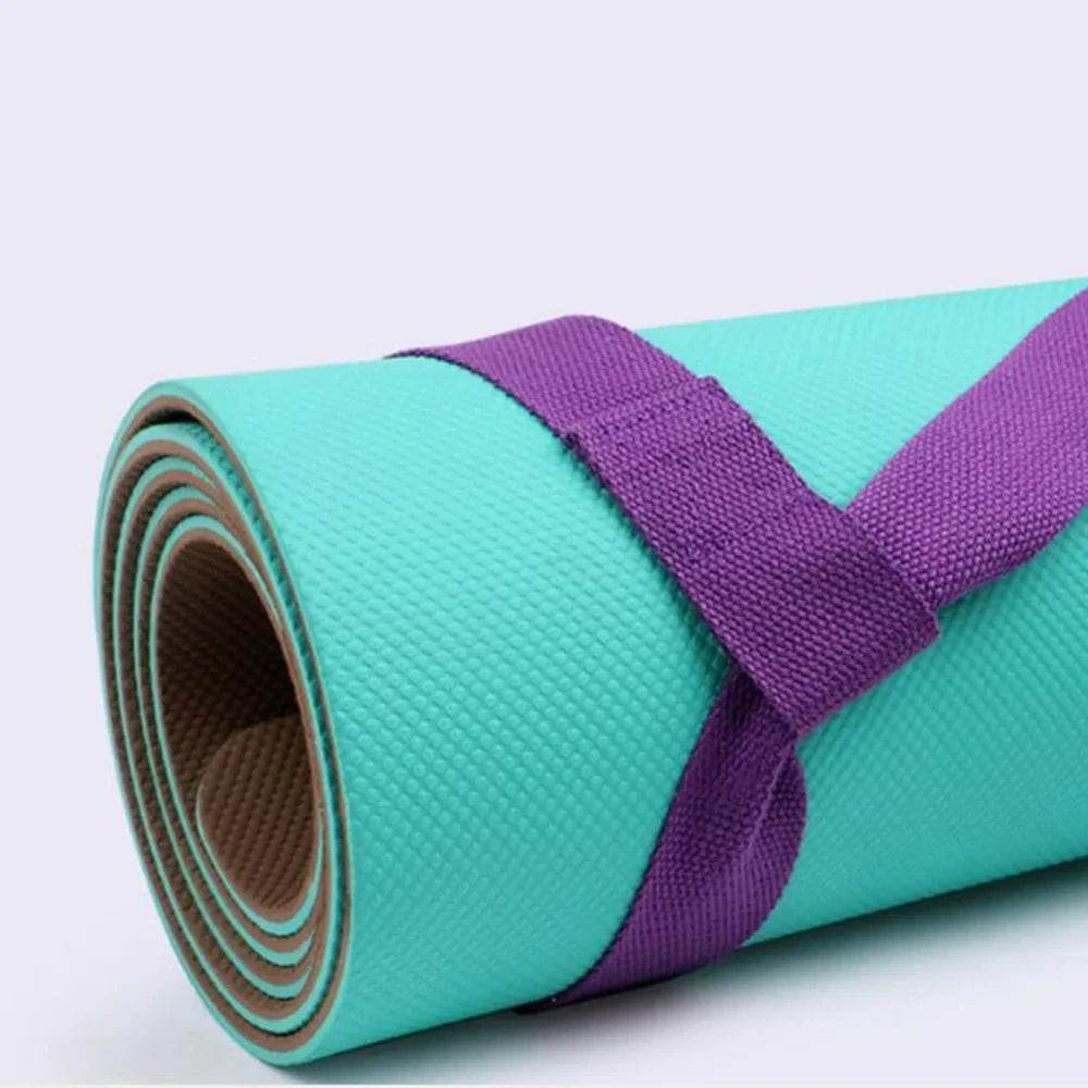 Adjustable Cotton Yoga Mat Strap Fitness Carry Belt - Sleep Galleria