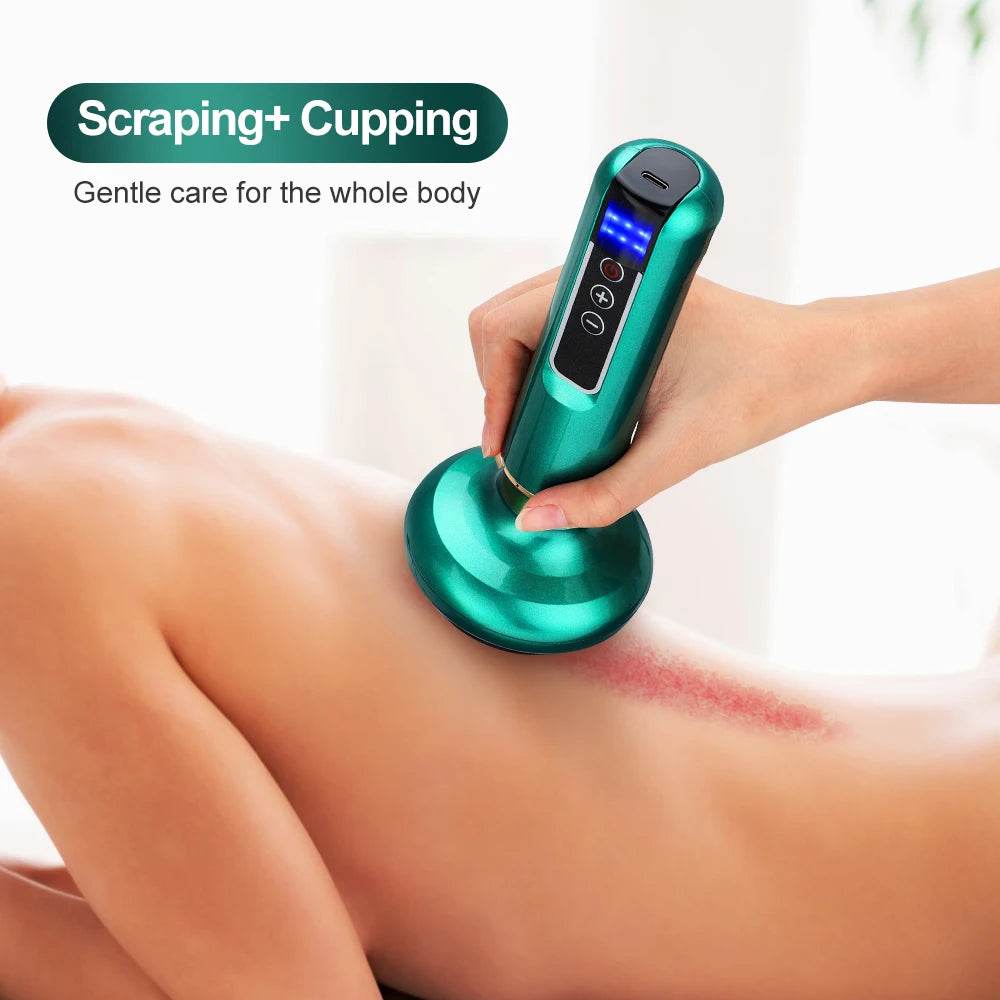 12-Level Electric Cupping Massage Device With Heating - Sleep Galleria