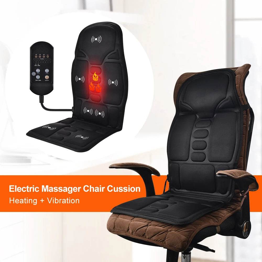 Electric Heating Back Waist Vibration Massage Pad - Sleep Galleria