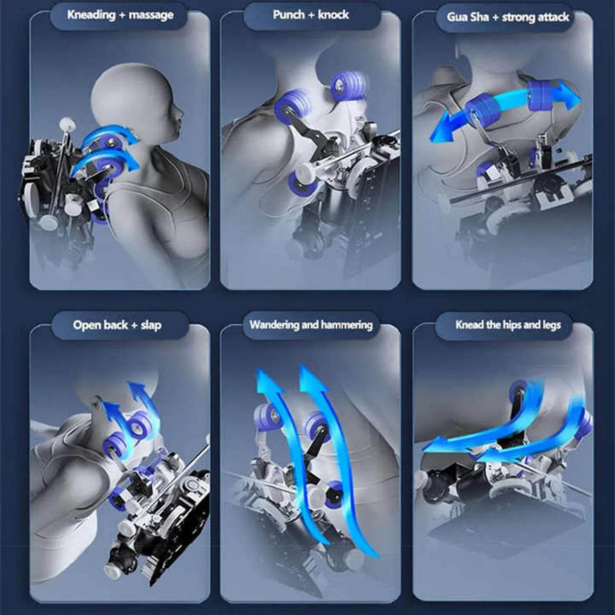 4D Zero Gravity Full Body Airbag Massage Chair - Omega Lifestyles