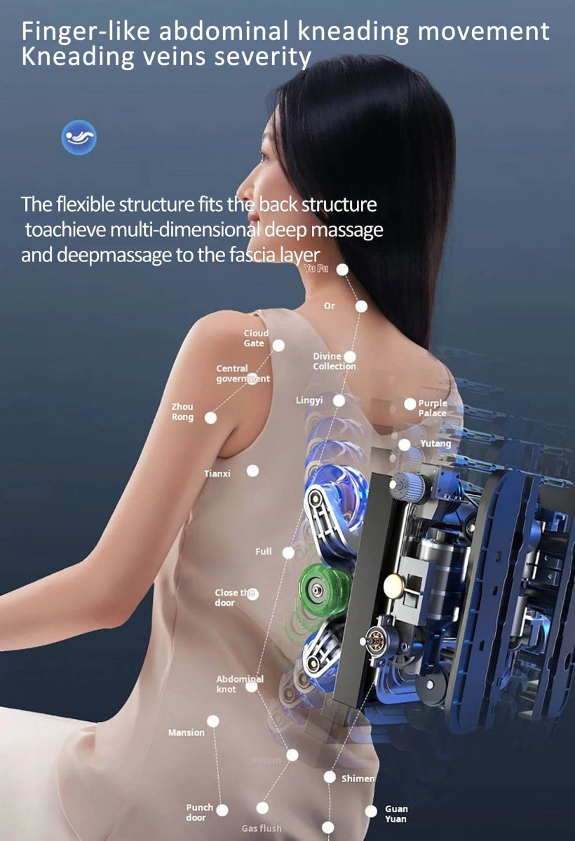 4D Zero-Gravity Shiatsu Heat Airbag Full Body Massage Chair - Omega Lifestyles