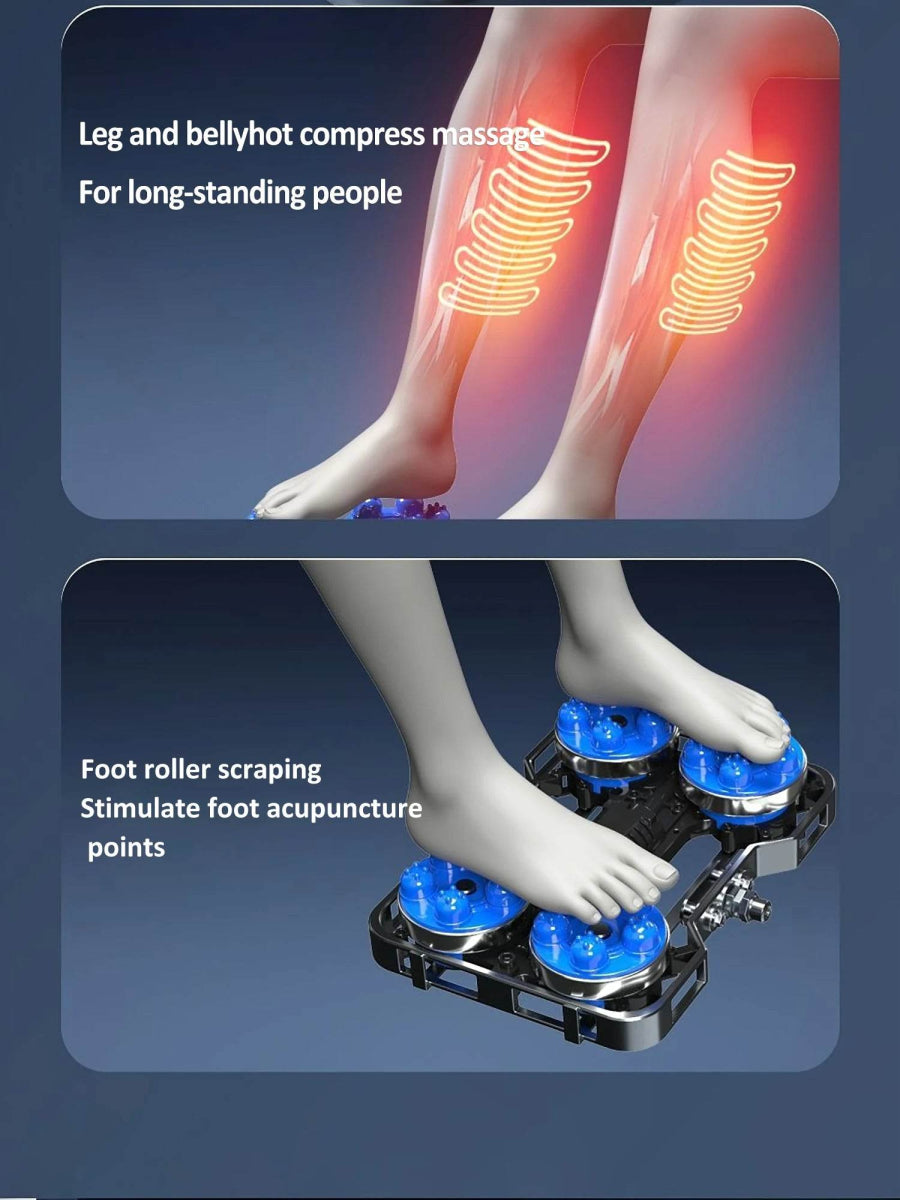 4D Zero-Gravity Shiatsu Heat Airbag Full Body Massage Chair - Omega Lifestyles