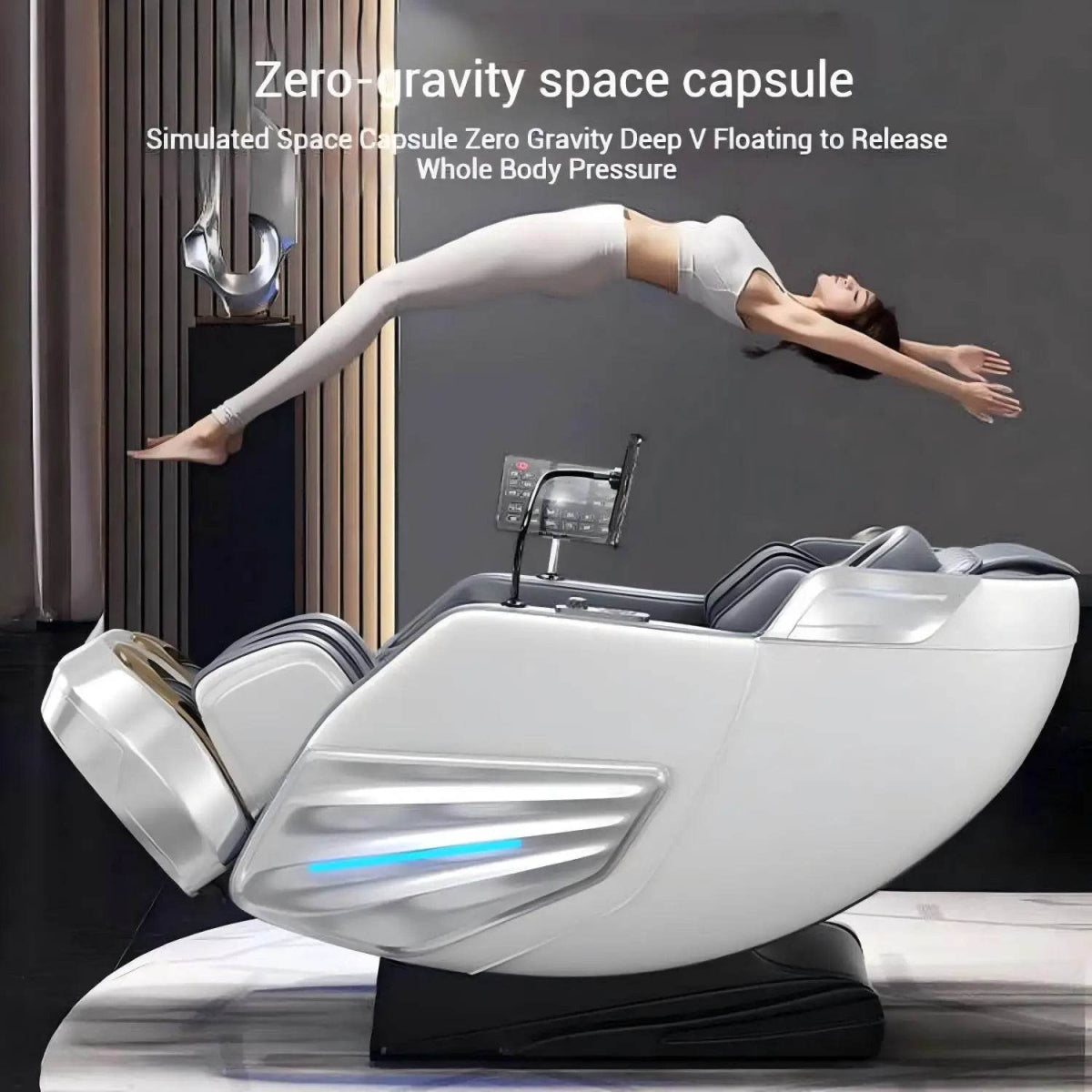 4D Zero-Gravity Shiatsu Heat Airbag Full Body Massage Chair - Omega Lifestyles