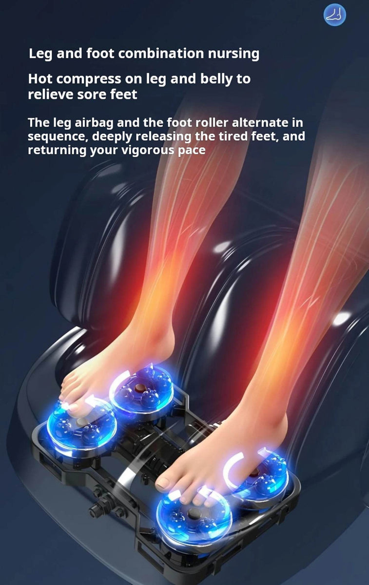 4D Zero-Gravity Shiatsu Heat Airbag Full Body Massage Chair - Omega Lifestyles