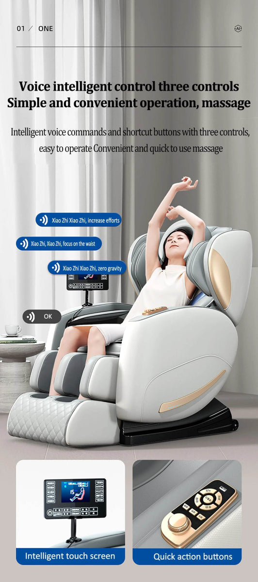 Zero-Gravity Full Body Multifunction Bluetooth Massage Chair - Omega Lifestyles
