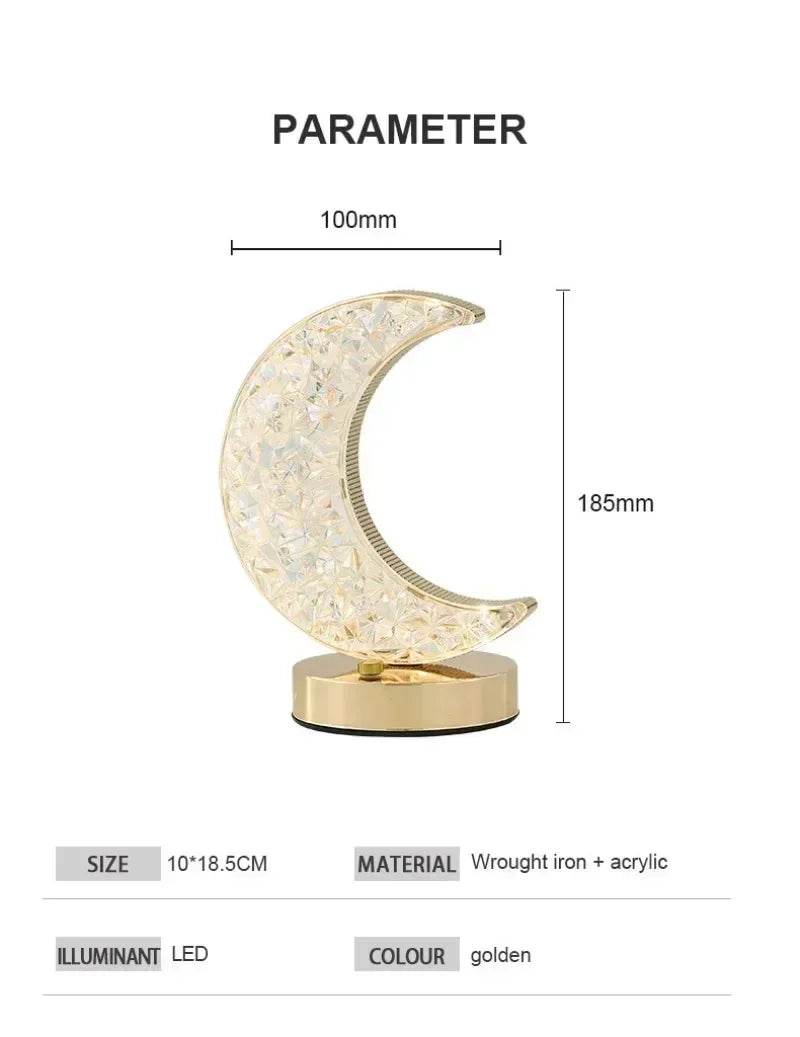 LED Moon Star Tree Topper with Multi-Mode Lighting - Sleep Galleria