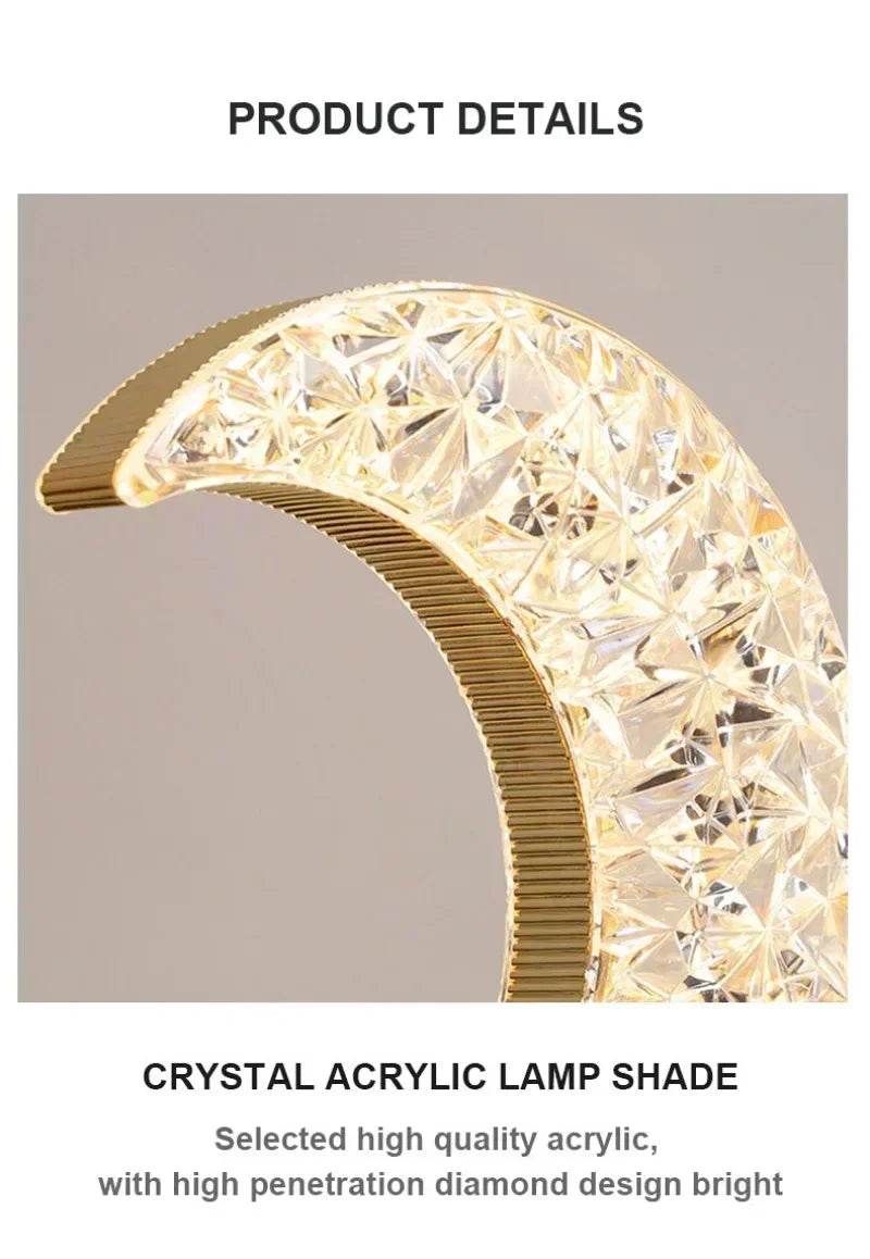 LED Moon Star Tree Topper with Multi-Mode Lighting - Sleep Galleria