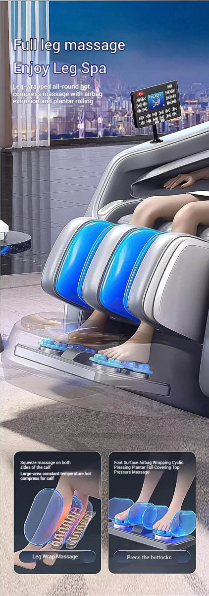 4D Zero Gravity Full Body Shiatsu Massage Chair - Omega Lifestyles