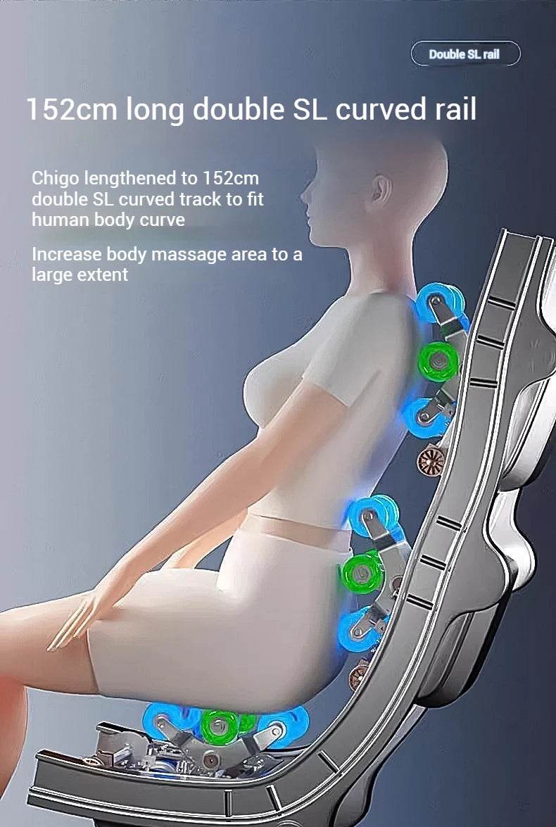 4D Zero Gravity Full Body Shiatsu Massage Chair - Omega Lifestyles