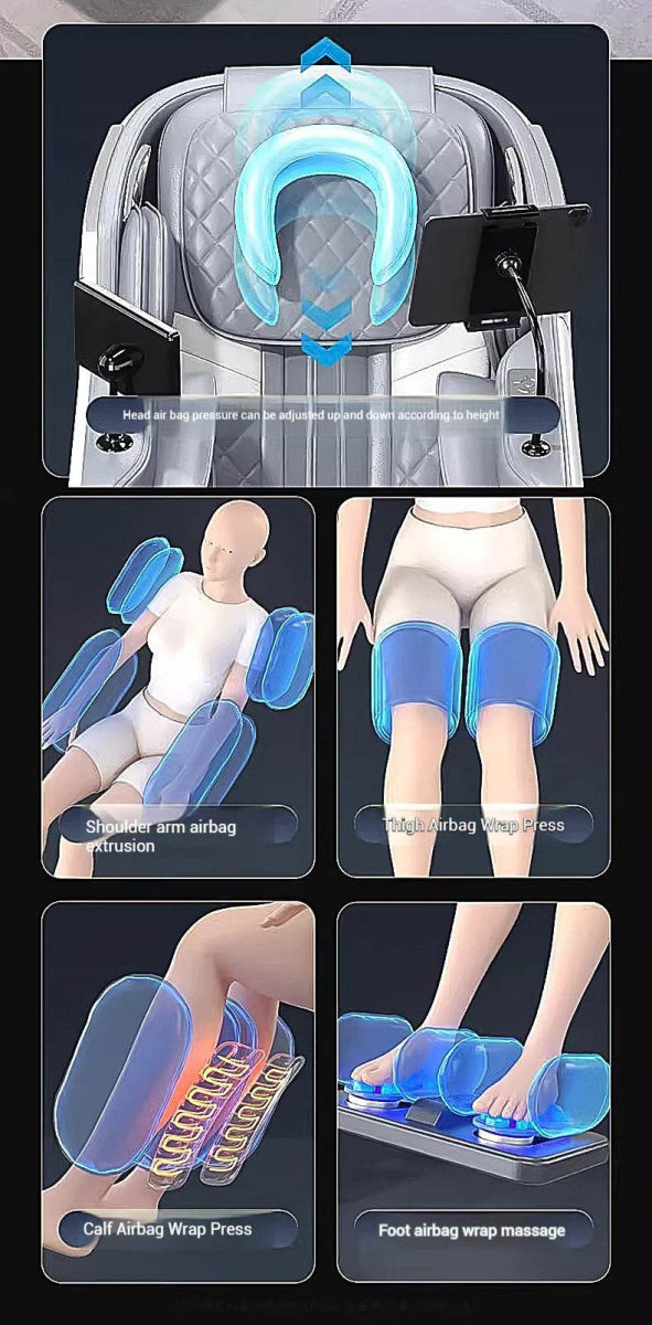 4D Zero Gravity Full Body Shiatsu Massage Chair - Omega Lifestyles