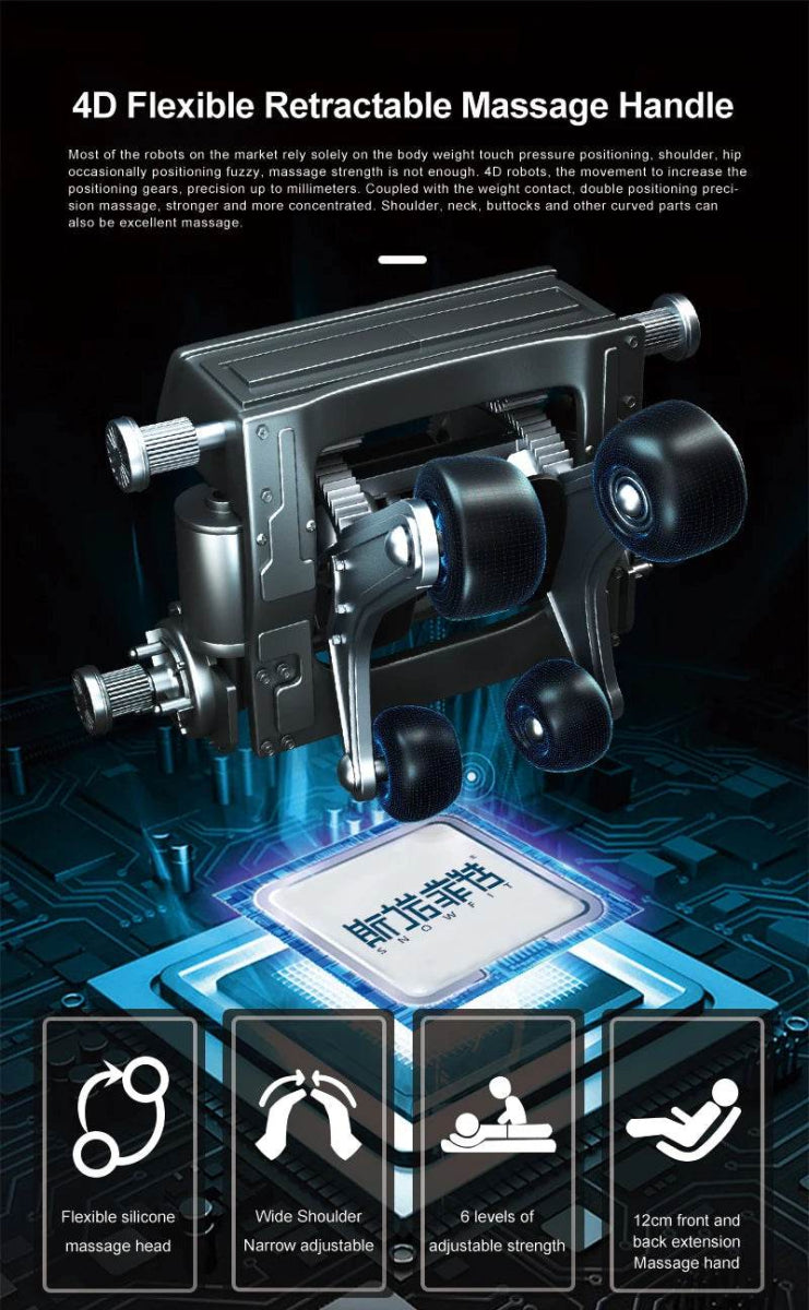 5D Zero Gravity Full Body Kneading Massage Chair - Omega Lifestyles