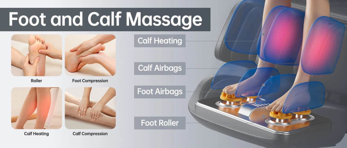 Full Body Shiatsu Zero Gravity Heated Massage Chair - Omega Lifestyles