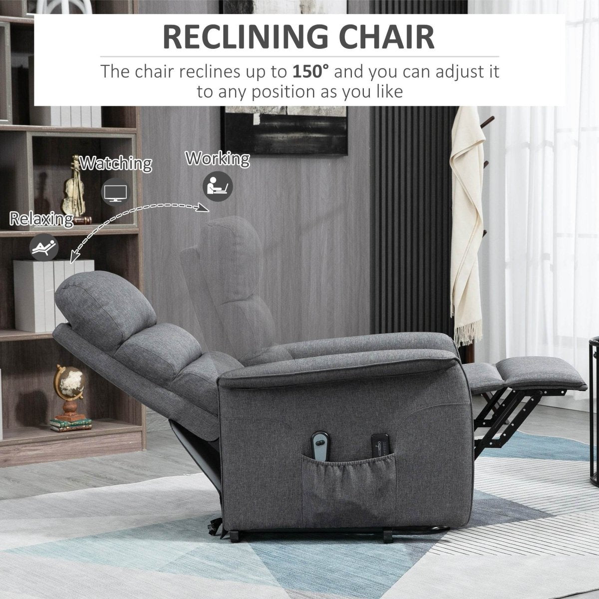 Power Lift Recliner Chair with Vibration Massage - Sleep Galleria