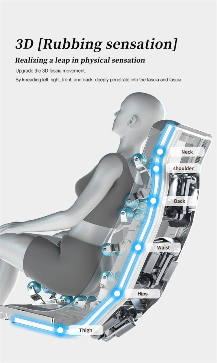 Full Body 4D Airbag Massage Chair with Yoga Stretch - Omega Lifestyles