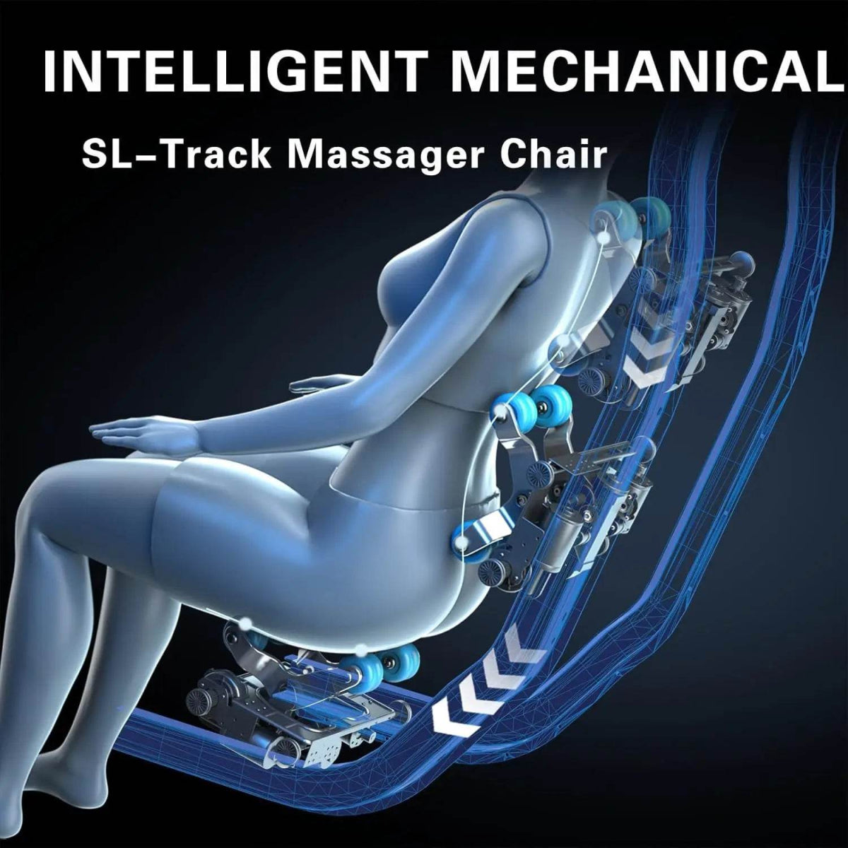 Full Body 4D Airbag Massage Chair with Yoga Stretch - Omega Lifestyles