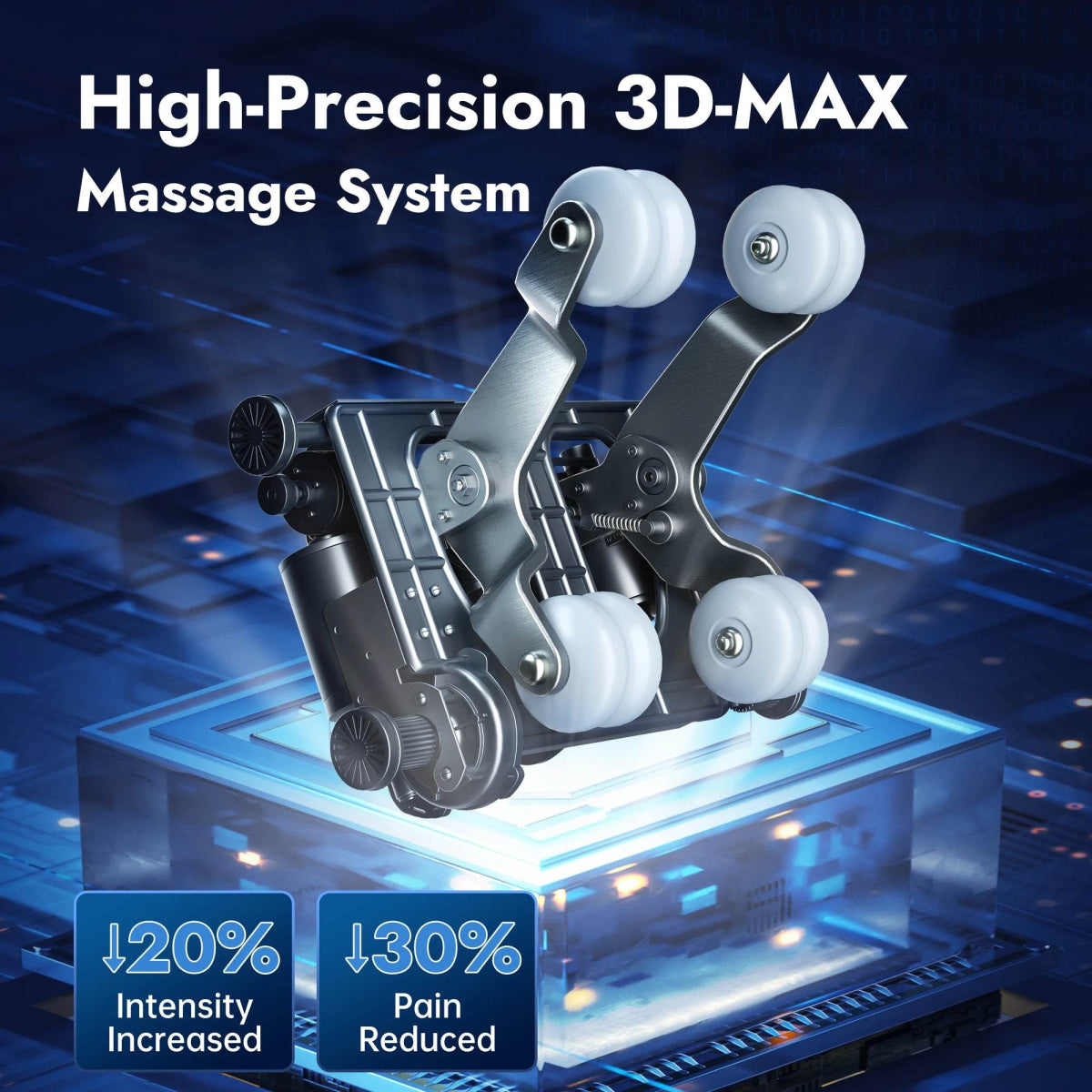 Full Body 4D Airbag Massage Chair with Yoga Stretch - Omega Lifestyles