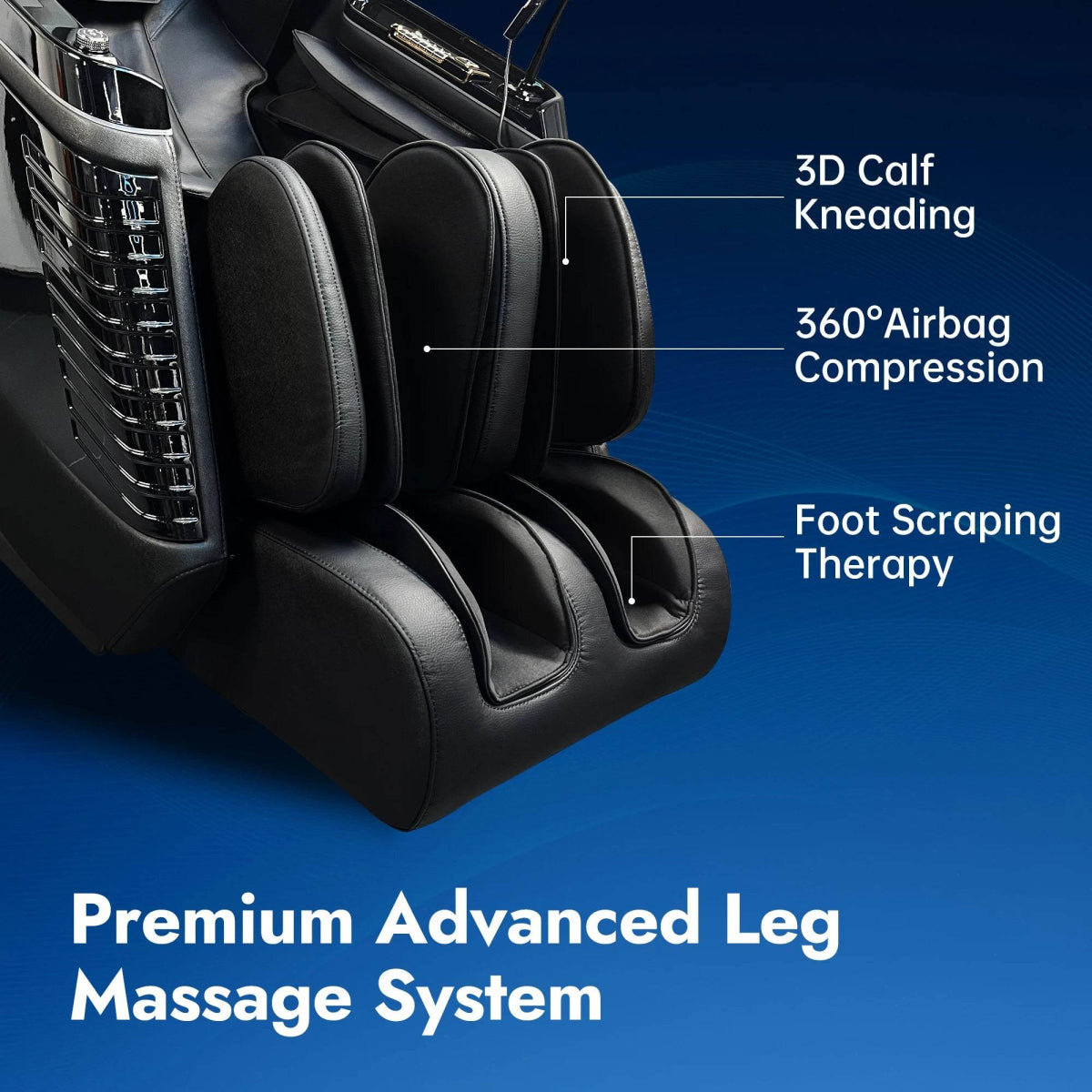 Full Body 4D Airbag Massage Chair with Yoga Stretch - Omega Lifestyles