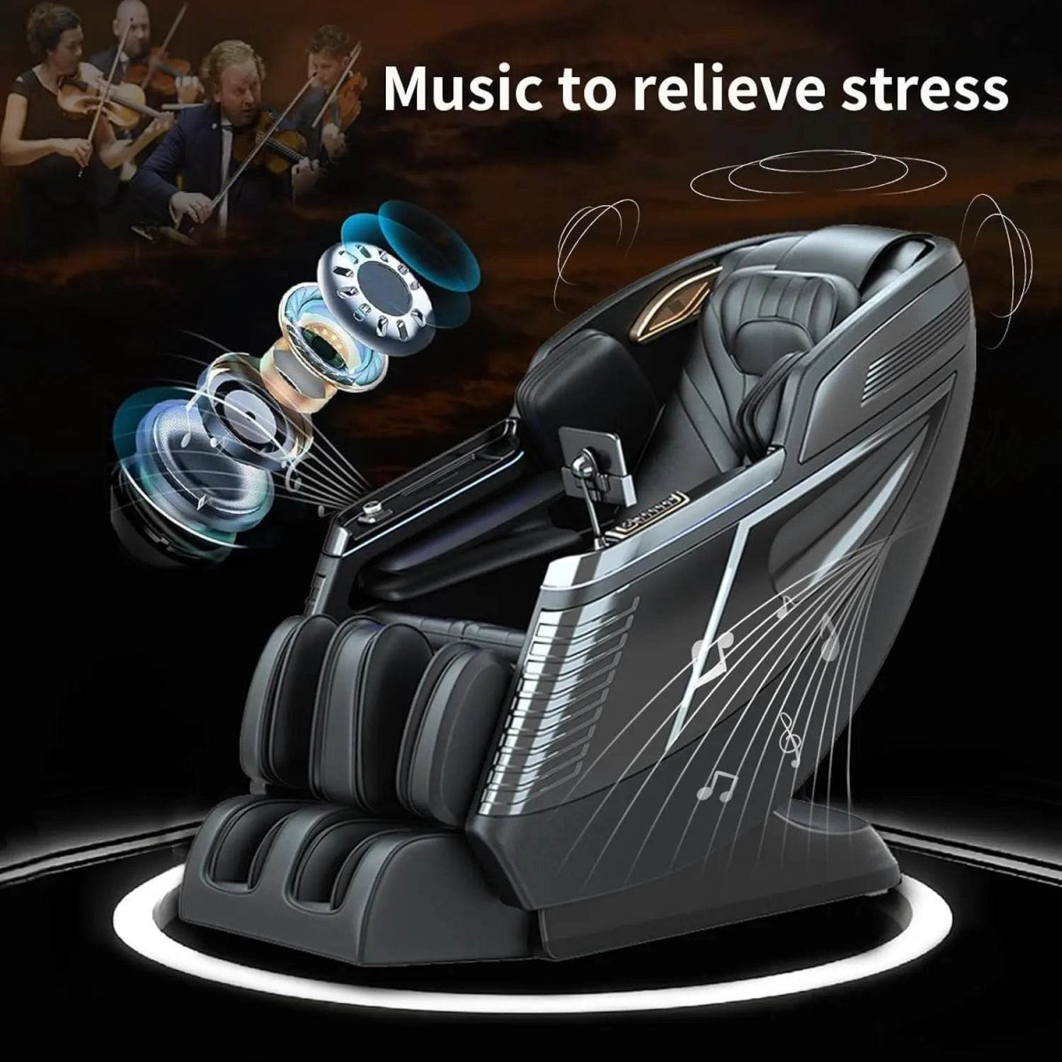 Full Body 4D Airbag Massage Chair with Yoga Stretch - Omega Lifestyles