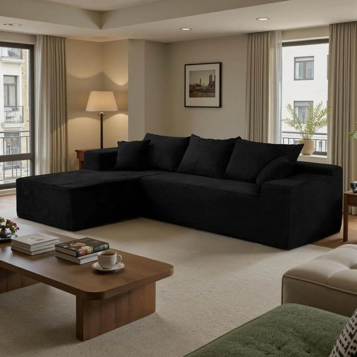 Modular Cloud Sectional Sofa With Removable Cover - Omega Lifestyles