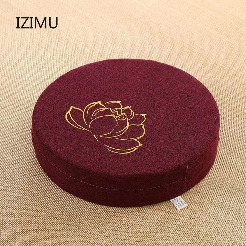 Meditation Cushion with Firm Backrest and Washable Cover - Sleep Galleria