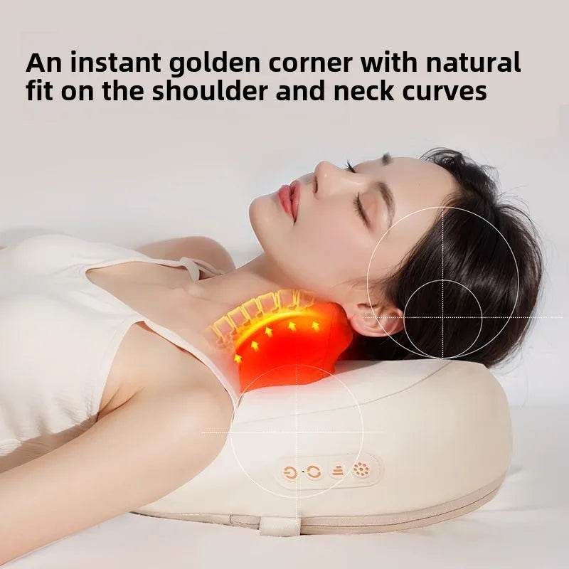 Rechargeable Shiatsu Electric Neck And Shoulder Massage Pillow - Sleep Galleria
