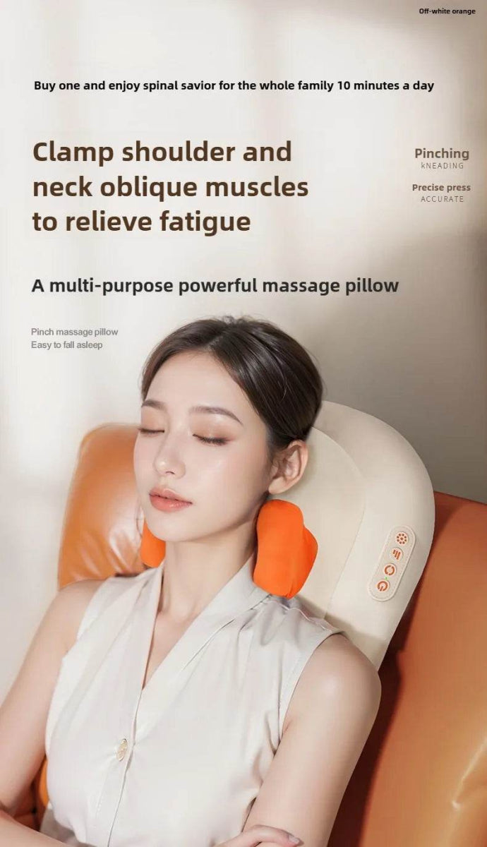 Rechargeable Shiatsu Electric Neck And Shoulder Massage Pillow - Sleep Galleria
