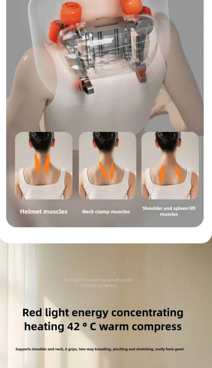 Rechargeable Shiatsu Electric Neck And Shoulder Massage Pillow - Sleep Galleria